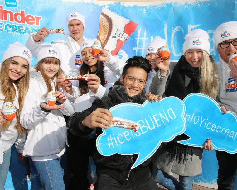Kinder Ice Cream Promotiontour Wien