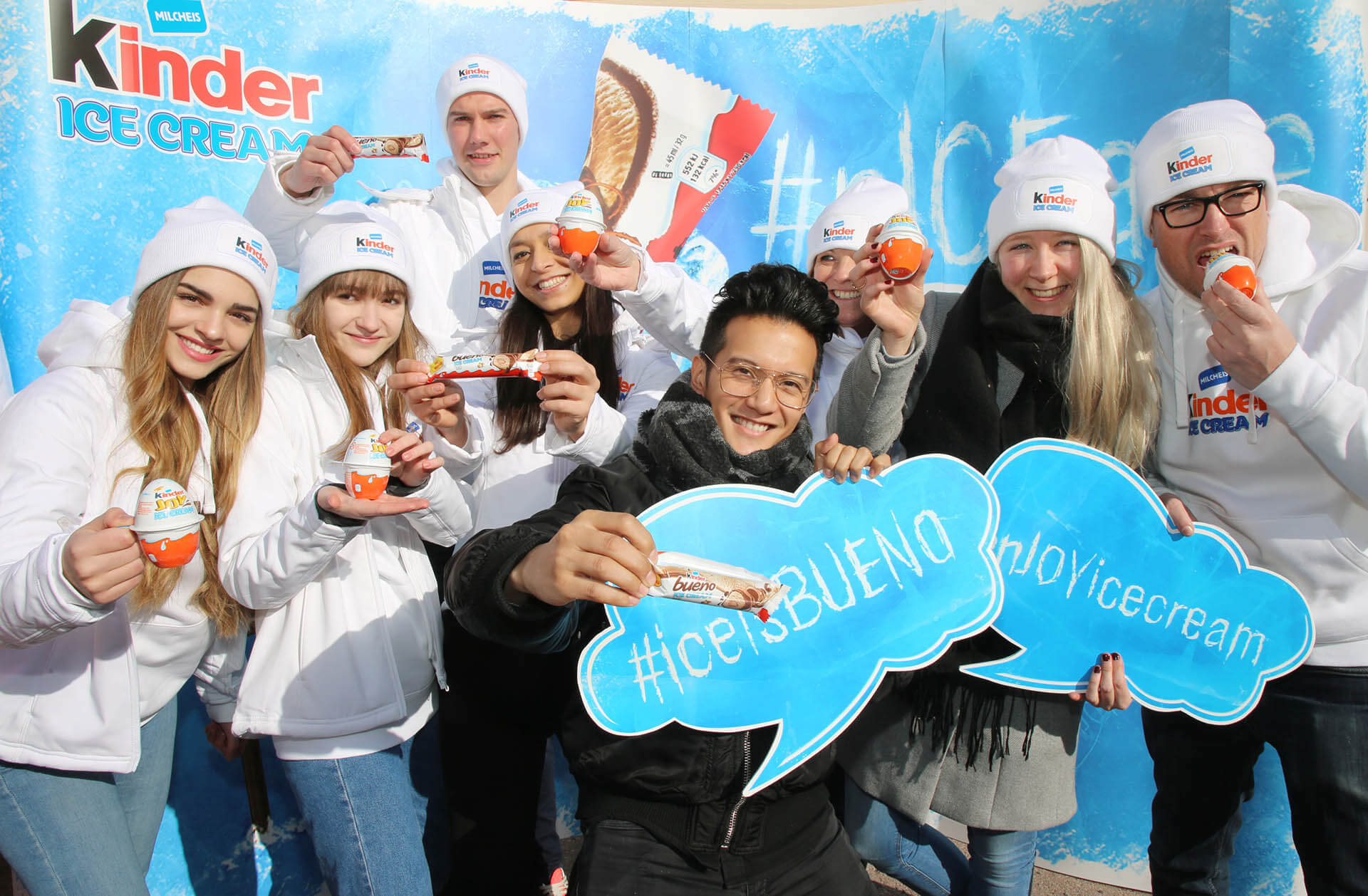 Kinder Ice Cream Promotiontour Wien